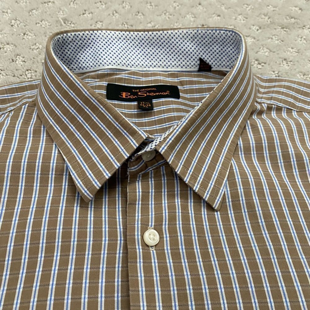 Ben Sherman Long Sleeve Button Down 17.5 34/35